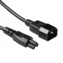 Netkabel ACT AK5252 0,25 m IEC C14 naar IEC C5 250 V 2,5 A