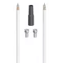Hama digitale coaxkabel 10 m F-type zwart, metallic, wit