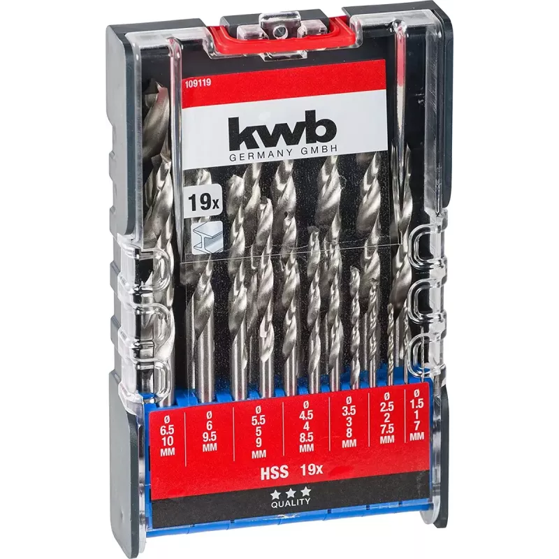 Boor KWB 109119 snelsnijstaal HSS