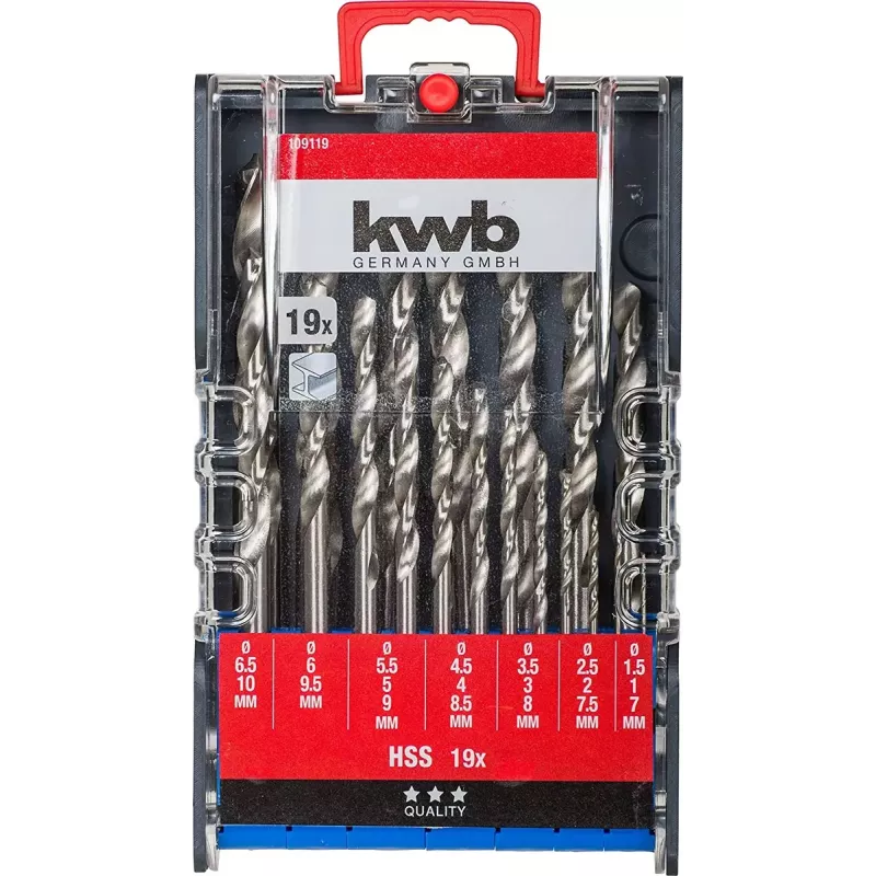 Boor KWB 109119 snelsnijstaal HSS