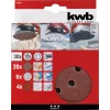kwb 491885 delta-schuurpapierset, 115 mm, 30 st.