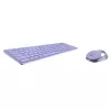 Rapoo 9750M toetsenbord muis inclusief draadloos Bluetooth QWERTZ Duits paars