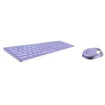 Rapoo 9750M toetsenbord muis inclusief draadloos Bluetooth QWERTZ Duits paars
