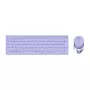 Rapoo 9750M toetsenbord muis inclusief draadloos Bluetooth QWERTZ Duits paars