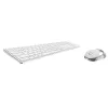 Rapoo 9850M toetsenbord muis inbegrepen Home RF draadloos Bluetooth QWERTZ Duits wit