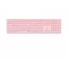 Rapoo E9800M toetsenbord draadloos Bluetooth QWERTZ Duits roze