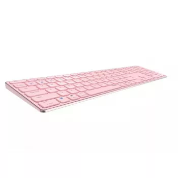 Rapoo E9800M toetsenbord draadloos Bluetooth QWERTZ Duits roze
