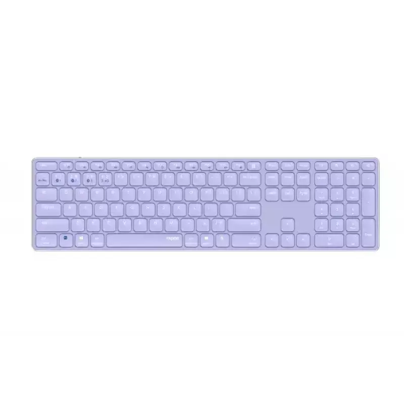 Rapoo E9800M toetsenbord draadloos Bluetooth QWERTZ Duits lila