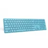 Rapoo E9800M toetsenbord Home RF draadloos Bluetooth QWERTZ Duits blauw