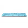 Rapoo E9800M toetsenbord Home RF draadloos Bluetooth QWERTZ Duits blauw