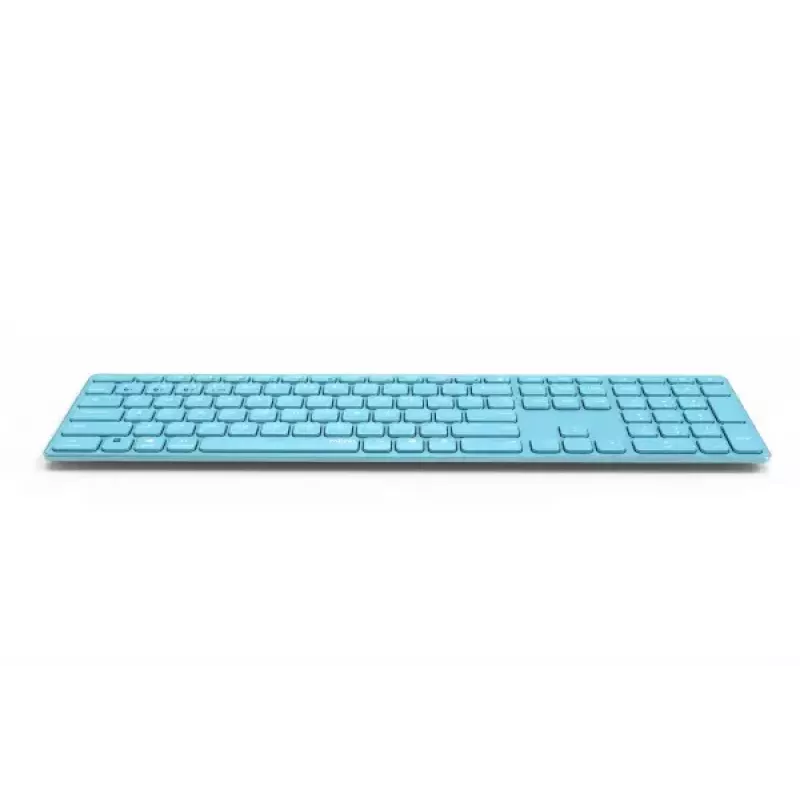 Rapoo E9800M toetsenbord Home RF draadloos Bluetooth QWERTZ Duits blauw