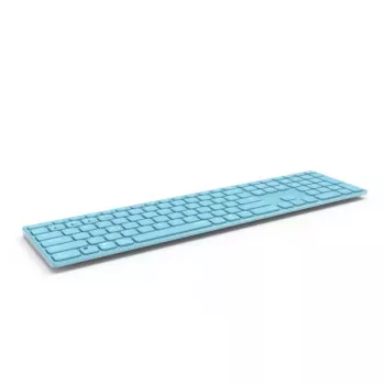 Rapoo E9800M toetsenbord Home RF draadloos Bluetooth QWERTZ Duits blauw