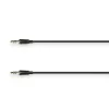 Audiokabel Hama Flexi-schlank 1,5 m 3,5 mm stekker naar stekker zwart