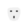 Hama 00223459 Netstekker-adapter type E/F hybride type G (UK) wit