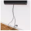 Hama 00220992 kabelgoot universele kabelorganizer zwart 1 stuk