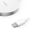 Hama MagCharge FC15 mobiele telefoon, smartphone wit USB draadloos laden snelladen binnen