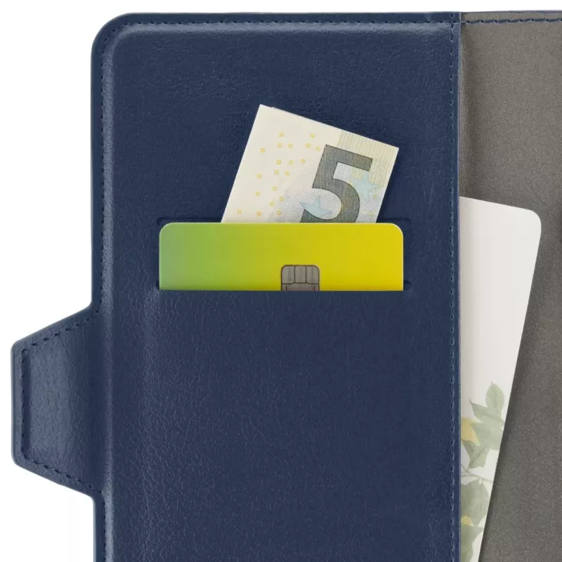 Hama 00118896 Eco universeel telefoonhoesje voor telefoons tot 8,0 x 17,0 cm, blauw