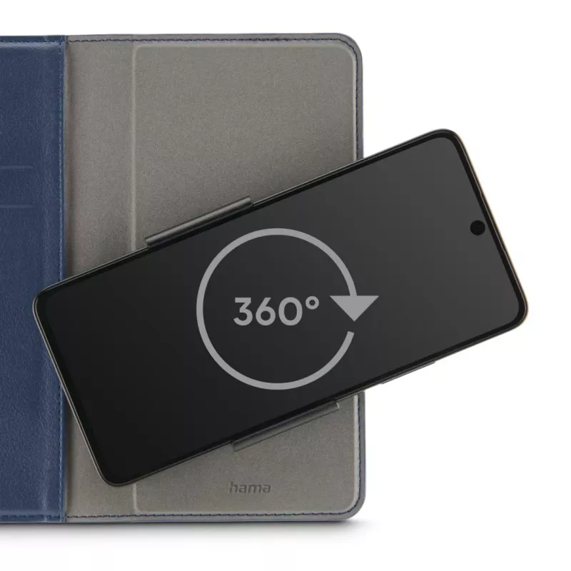 Hama 00118896 Eco universeel telefoonhoesje voor telefoons tot 8,0 x 17,0 cm, blauw