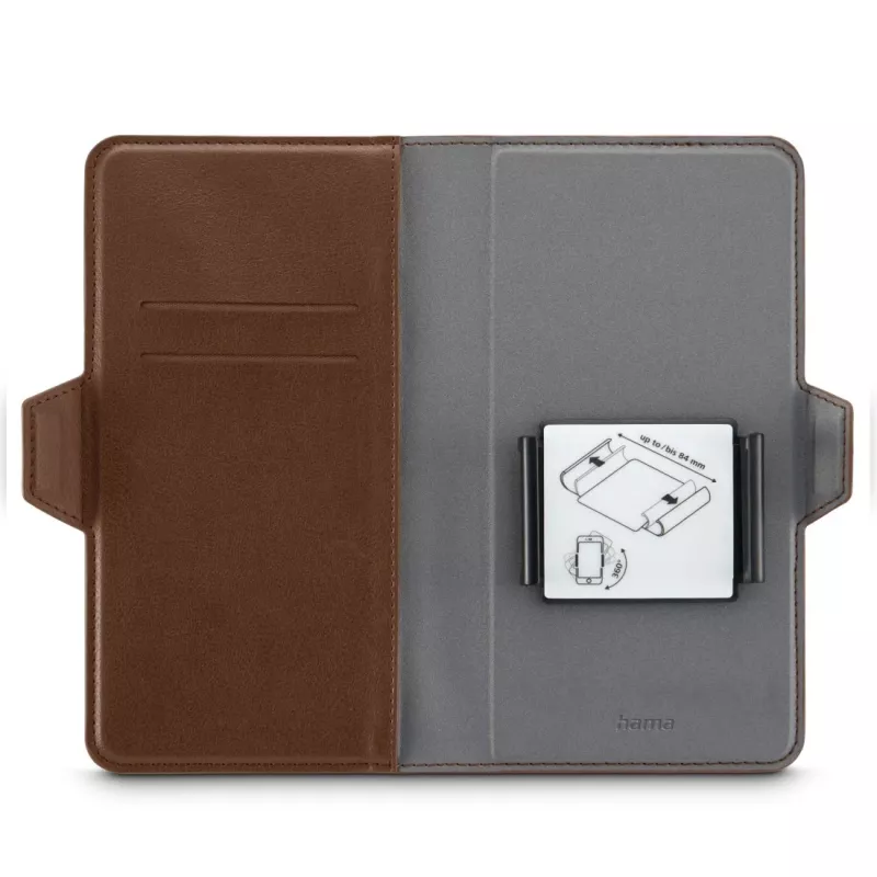 Hama 00118901 Eco universele telefoonhoes voor telefoons tot 7,5 x 15,3 cm, bruin