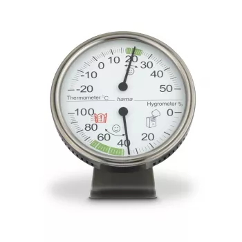 Hama Tahiti binnen-temperatuur- & luchtvochtigheidssensor mechanische omgevingsthermometer