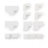 Hama 00221017 kabelmanager universele kabelgoot wit 4 stuks
