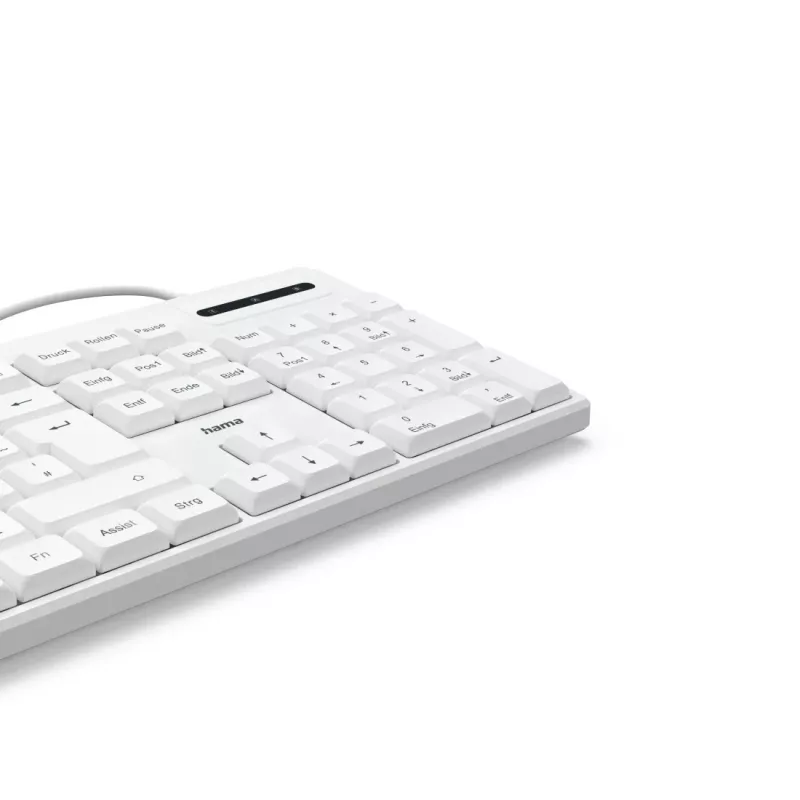 Hama CK-200 toetsenbord home/office USB QWERTZ Duits wit