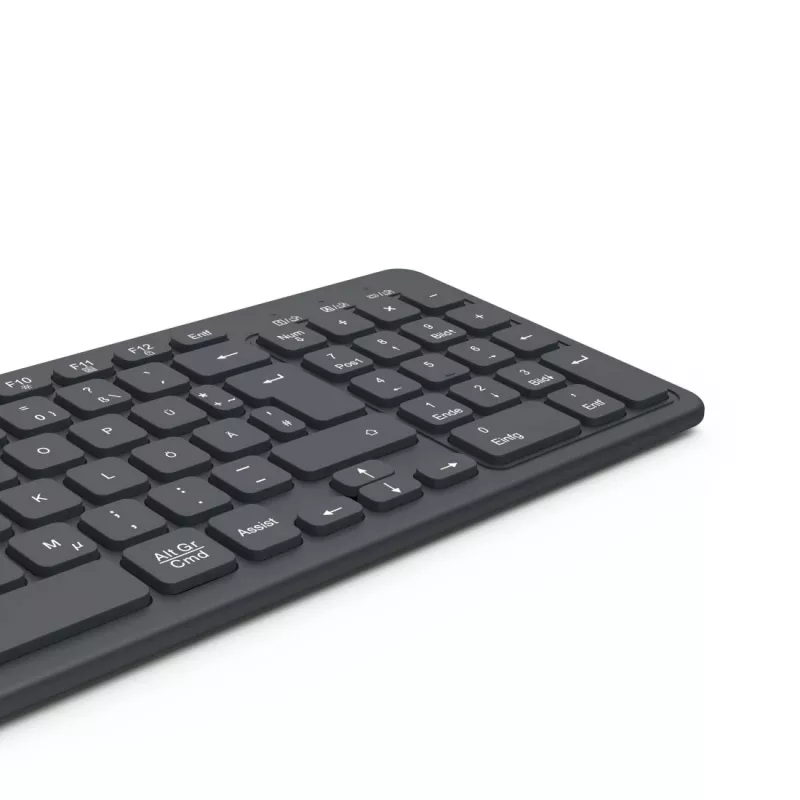 Hama WK-300 toetsenbord home/office RF draadloos + Bluetooth QWERTZ zwart