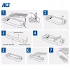 ACT USB 40 Gbit/s M.2 2280 NVMe / PCIe SSD-behuizing, gereedschapsloos
