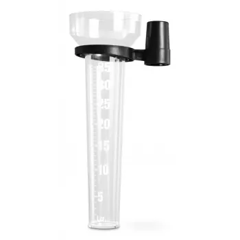 Hama 00185863 regenmeter 3,5 cm zwart, transparant