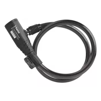 Hama 00178137 fietsslot zwart 650 mm kabelslot