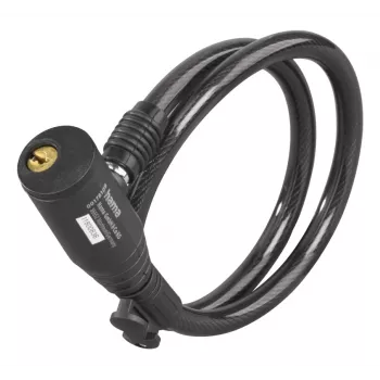 Hama 00178137 fietsslot zwart 650 mm kabelslot