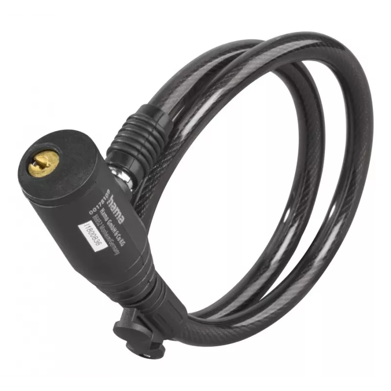 Hama 00178137 fietsslot zwart 650 mm kabelslot