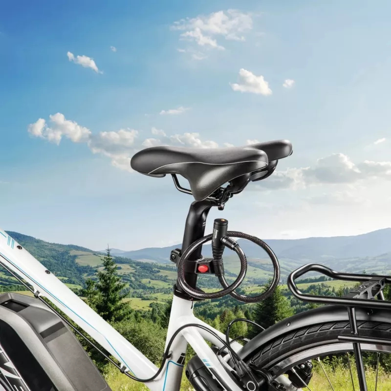 Hama 00178137 fietsslot zwart 650 mm kabelslot