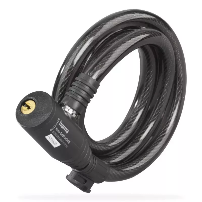 Hama 00178136 fietsslot zwart 1200 mm kabelslot