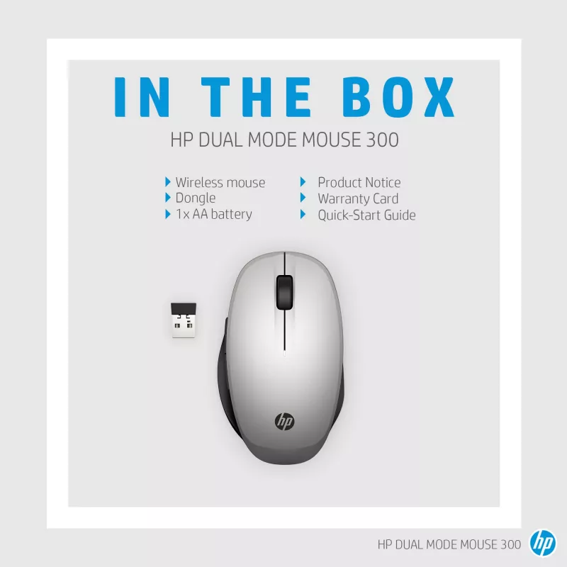 HP Dual Mode muis RF draadloos Bluetooth