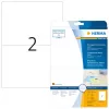 Zelfklevend printeretiket HERMA Labels transparant mat A4 210x148 mm folie