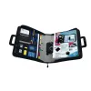 WEDO personal organizer 58 601 — documentenmap van kunststof en polyester voor A4 met visitekaartvak, zwart