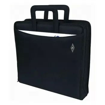 WEDO personal organizer 58 601 — documentenmap van kunststof en polyester voor A4 met visitekaartvak, zwart
