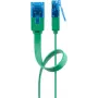 Platte patchkabel Goobay CAT 6A U/UTP groen 0,5 m