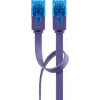 Platte patchkabel Goobay CAT 6A U/UTP violet 0,5 m