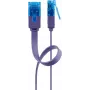 Platte patchkabel Goobay CAT 6A U/UTP violet 0,5 m