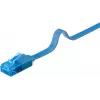 Platte patchkabel Goobay CAT 6A U/UTP blauw 1m