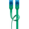 Goobay CAT 6A platte patchkabel U/UTP 1m groen RJ-45