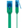 Goobay CAT 6A platte patchkabel U/UTP 1m groen RJ-45