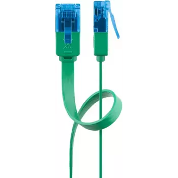 Goobay CAT 6A platte patchkabel U/UTP 1m groen RJ-45