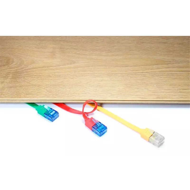 Platte patchkabel Goobay CAT 6A U/UTP violet 1m