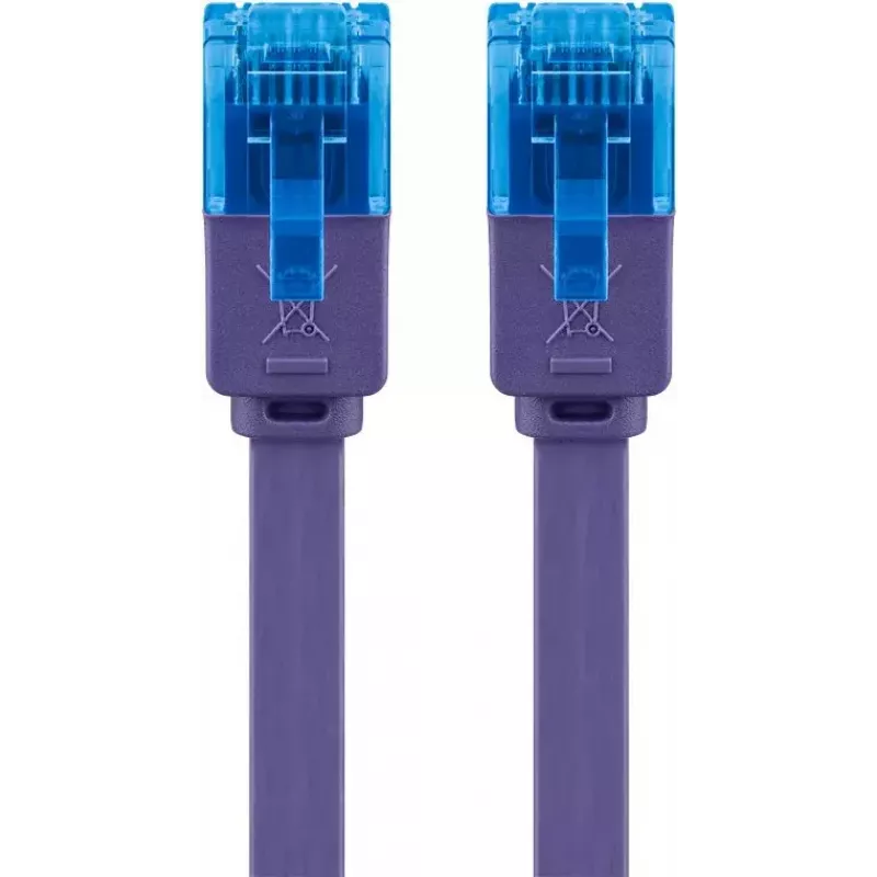 Platte patchkabel Goobay CAT 6A U/UTP violet 1m