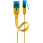 Platte patchkabel Goobay CAT 6A U/UTP geel 3m