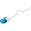 Platte patchkabel Goobay CAT 6A U/UTP wit 3m