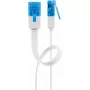 Platte patchkabel Goobay CAT 6A U/UTP wit 3m